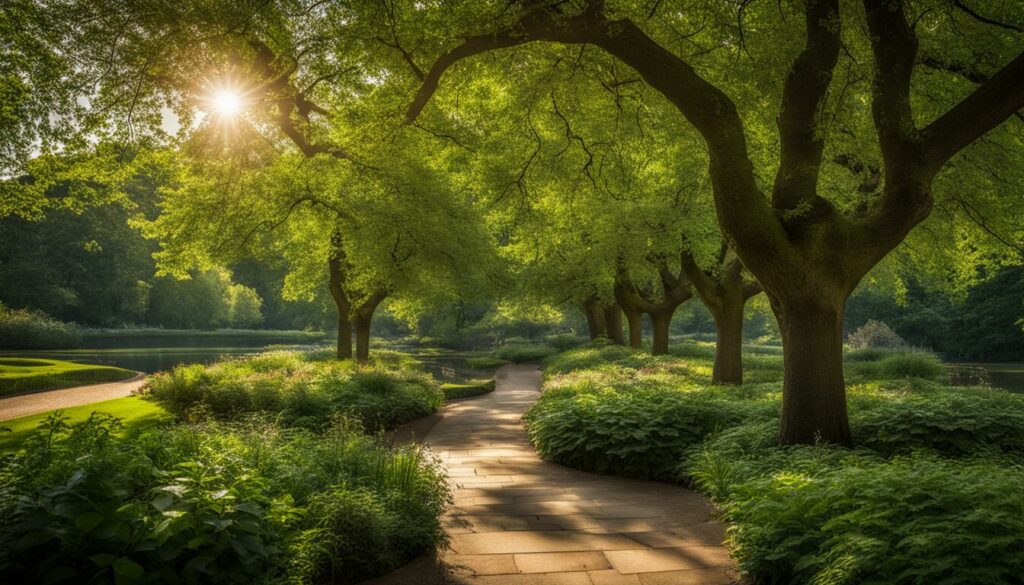 Groene uitzichten in Hyde Park