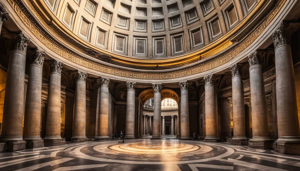 Het Pantheon bij zonsopgang