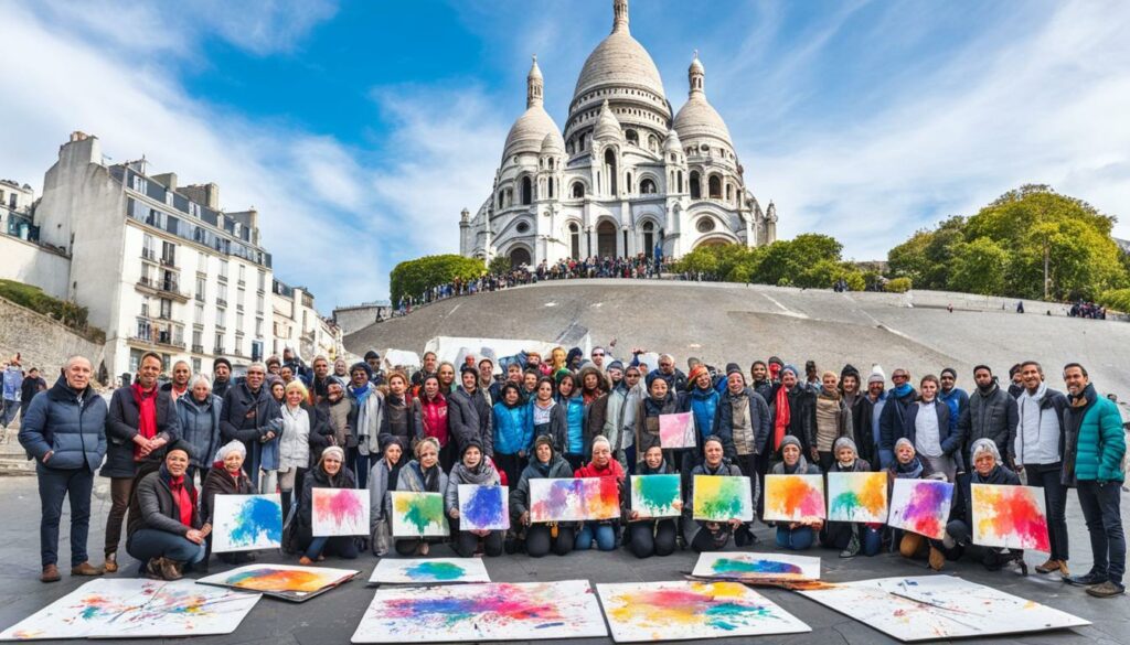 Montmartre kunstenaars